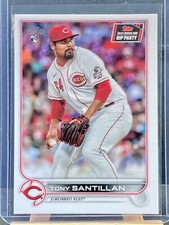 2022 Topps Series 1 Rip Party Tony Santillan Rookie Cincinnati Reds SSP #111
