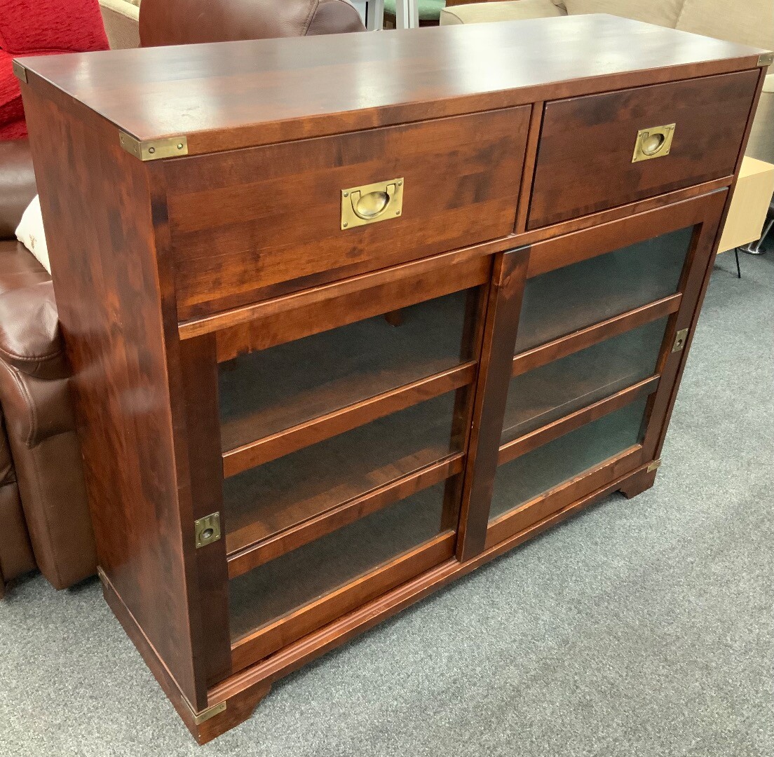 Laura Ashley Chaldon Campaign Sideboard Display Bookshelf