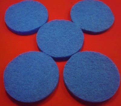5 x kompatible Fine Blue Filterpads passend Fluval FX5 FX6 Außenfilter