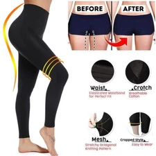 Women Anti-cellulite Premium High Waist Belly Control Shapewear Leggings Pants