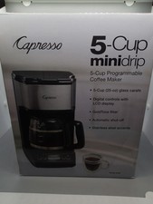 Capresso Black 5-Cup Mini Drip Coffee 