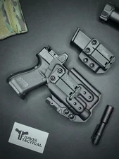 Davis Tactical IWB Light Bearing Kydex Holster For Glock 19/19X/45 TLR-7 HLx