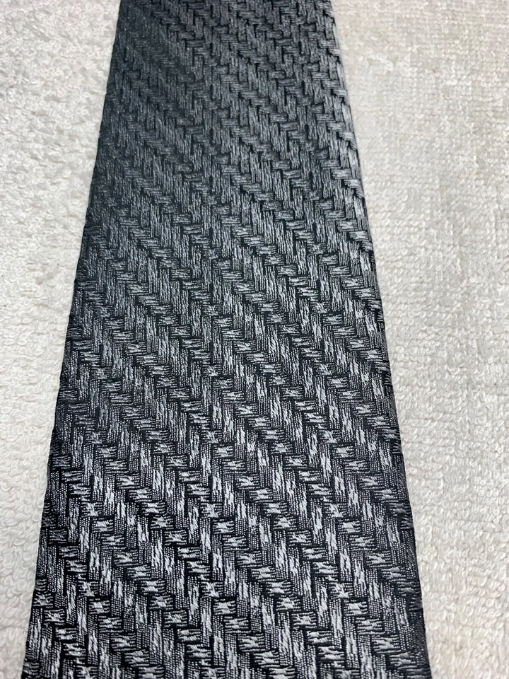 CORBATA TOMMY BAHAMA PARA HOMBRE AZUL MARINO NEGRO MARRÓN BLANCO ROTO 3,75 X 61 Foto 3 de 4