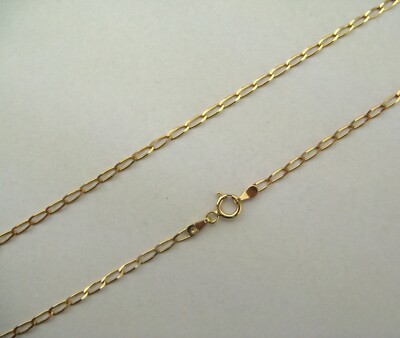 28 Zoll 1,9 mm dicke Rada Kette 9 kt Gold 3,55 g gepunzt
