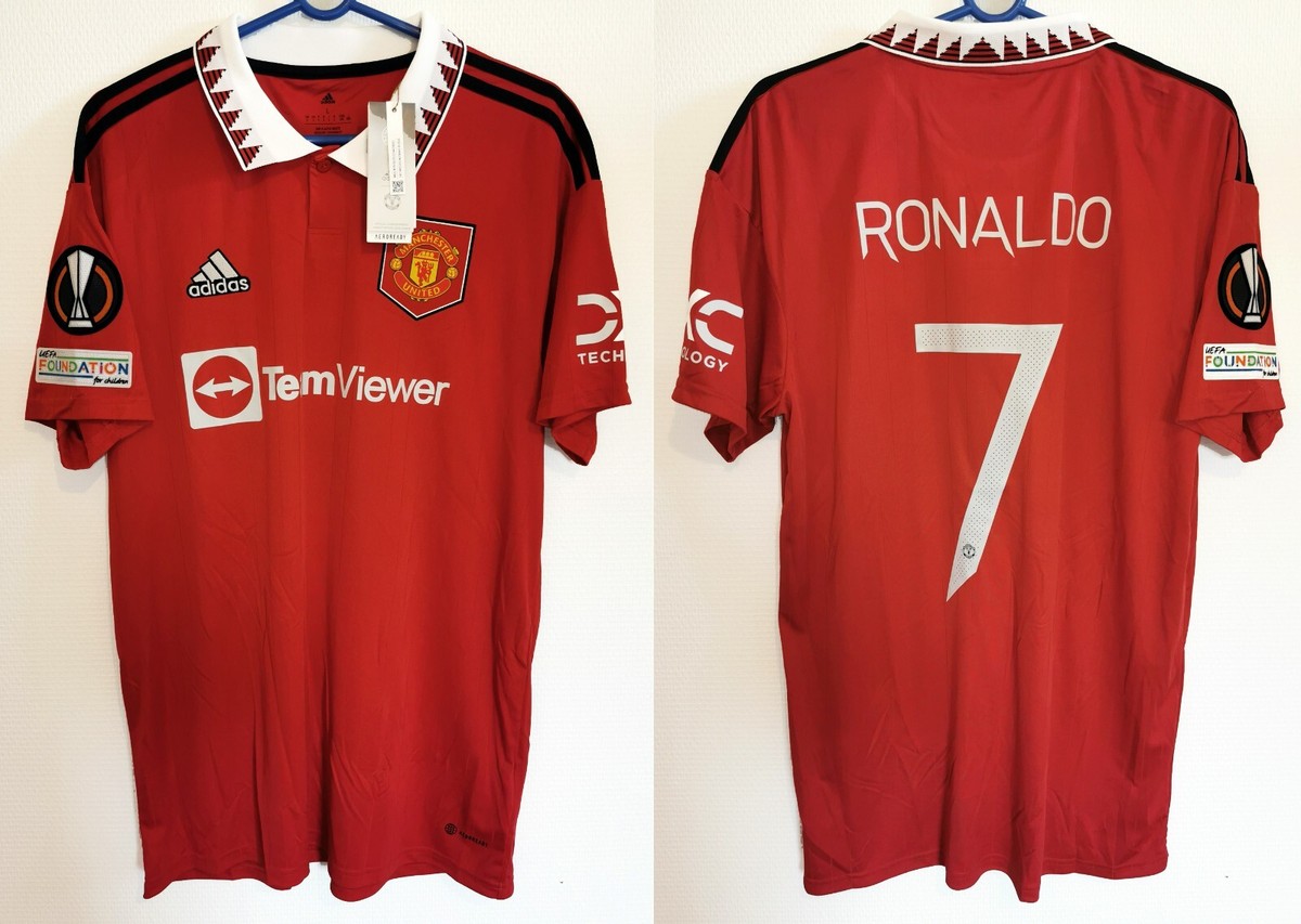 MANCHESTER UNITED jersey 2022/23 #7 RONALDO Europa League | eBay