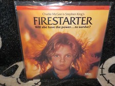 Firestarter Laserdisc LD Drew Barrymore Stephen King Free Ship 50