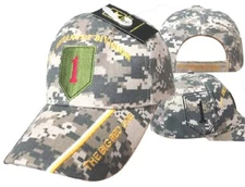 NEW! US ARMY 1ST INFANTRY DIVISION THE BIG RED ONE BALL CAP HAT ACU CAMO