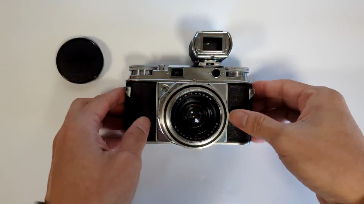 N.MINT w/Finder】 Voigtlander Prominent + Skoparon 35mm F3.5 Lens