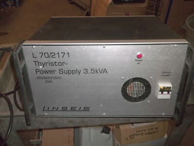 LINSEIS L70/2171 THYRISTOR POWER SUPPLY 3.5KVA 35/60/150V 23A (90)