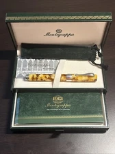 Montegrappa Harmony Bassano Fountain Pen Original Box Papers Sterling Silver
