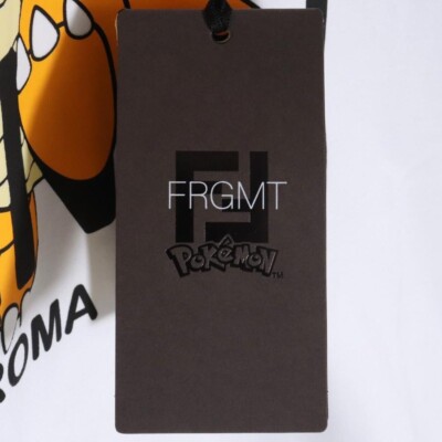 FENDI × FRGMT × POKÉMON Dragonite Cairyu White T-shirt XS FENDI × FRGMT × POKÉMON Dragonite Cairyu White T-shirt XS