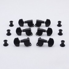 1 Set 3R-3L Guitar Machine Heads Tuners Black