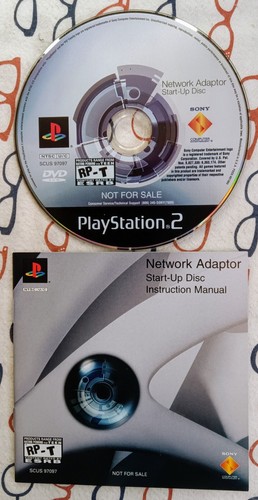 Sony Playstation 2 PS2 Network Adaptor Start-Up Disc 2002 Complete Copy Demo - Picture 2 of 4