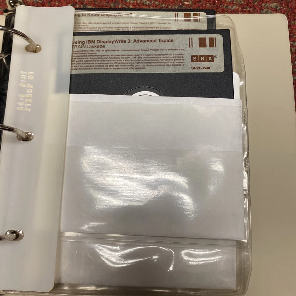 Using Ibm Displaywrite 3: Advanced Topics Sra 5.25 Floppy - Image 4 of 4