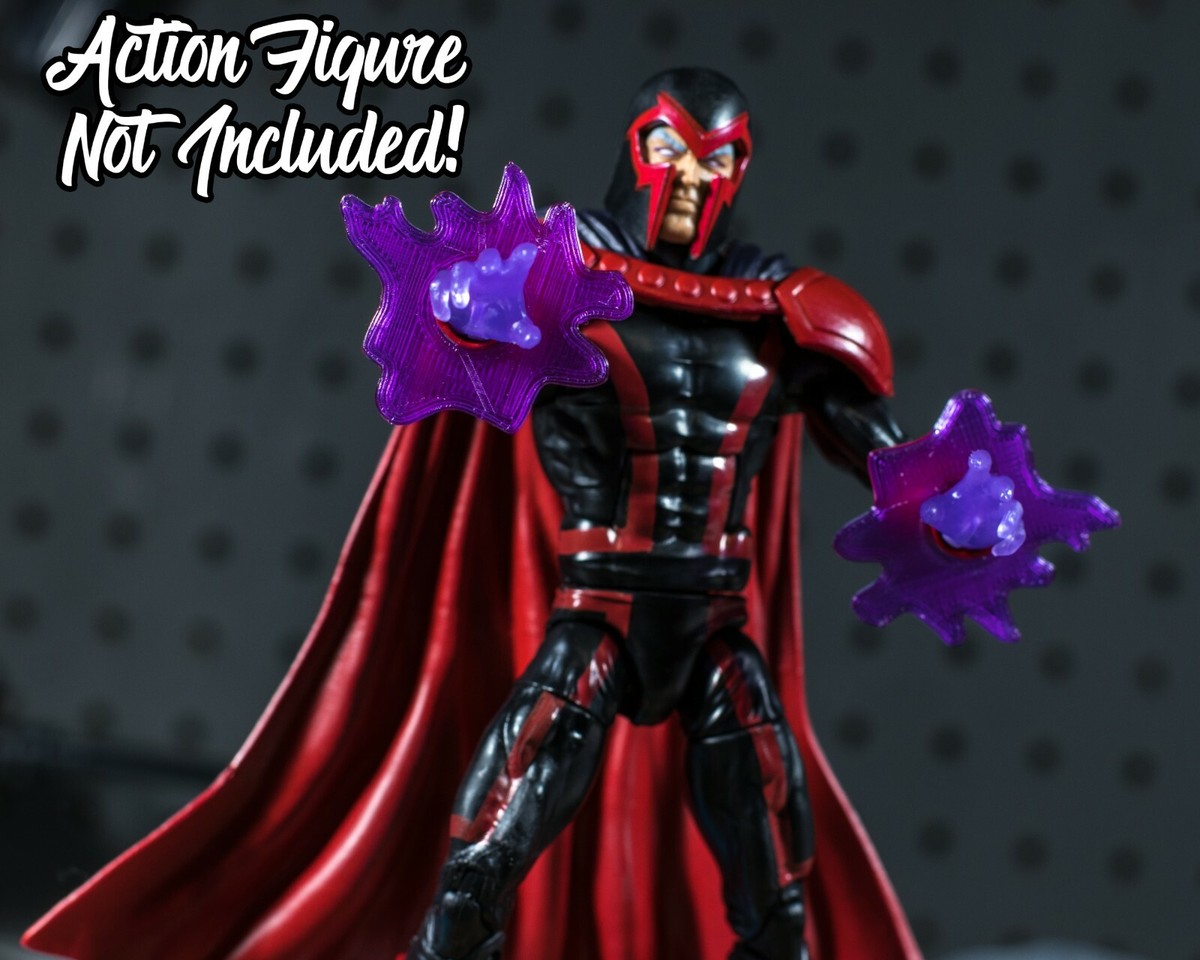 Magneto Purple Hand Powers (Set of 2) EFFECT ONLY Marvel Legends