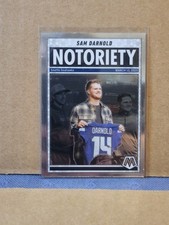 2025 Panini Mosaic - Notoriety Sam Darnold #9 Seattle Seahawks
