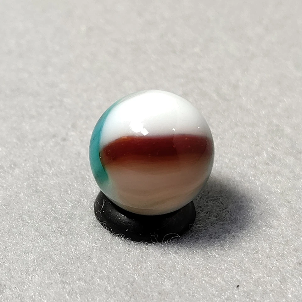 5/8" Vitro Ágata Mármol, Tri Lite, Aguamarina, Rojo - COMO NUEVO Foto 3 de 4