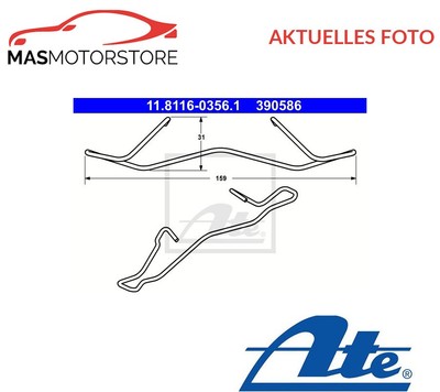 FEDER BREMSSATTEL ATE 118116-03561 P FÜR SAAB 9-3,9-3X 2L,1.9L,1.8L,2.8L,2.2L