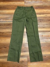 Vintage Boy Scouts Of America Men  s 31x29 Pants Green Official Uniform Twill USA