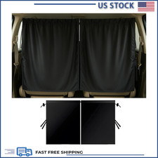 Car Privacy Curtain Universal Blackout Rear Seat Divider Suv Van Sedan Size 1p
