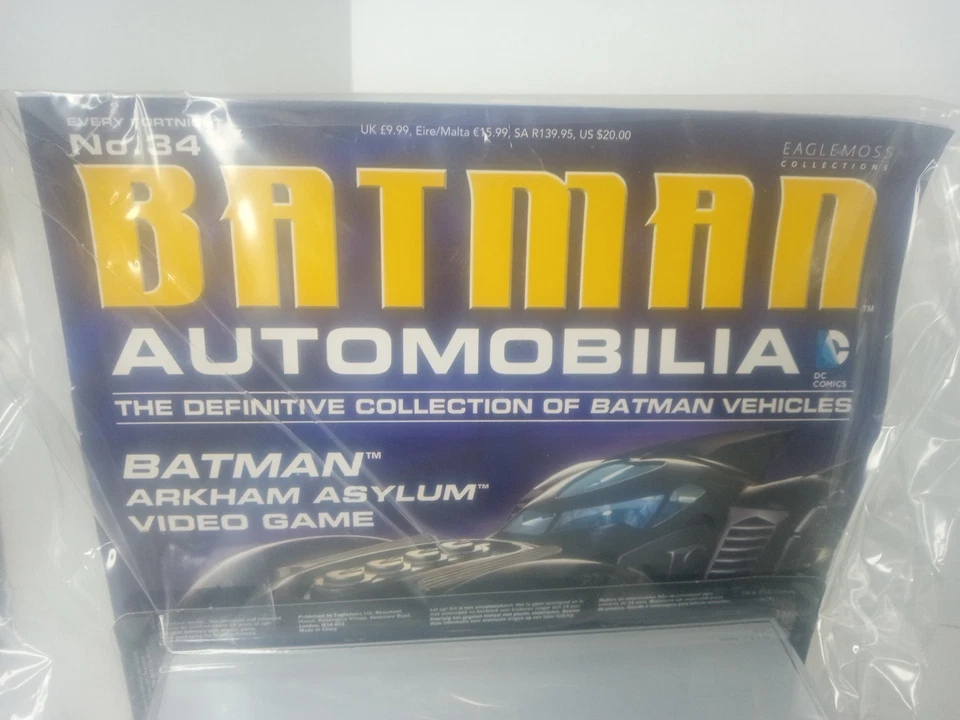 Eaglemoss Batman Automobilia Magazine #34 • ARKHAM ASYLUM Video Game BATMOBILE - Image 4 of 4