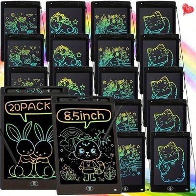 20 Pack LCD Writing Tablet Kids Doodle Board Reusable Drawing Pad Ages 3-8