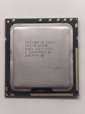 Intel Xeon E5520 SLBFD 2.26GHz 8M Quad Core LGA 1366 Server Processor 80W