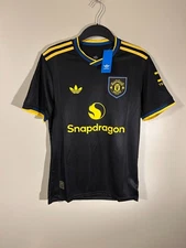 Adidas Manchester United Away Jersey – Black/Gold – New With Tags