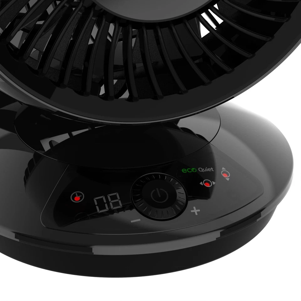 Whirlwind EcoQuiet Orbital Motion Air Circulator with DC Motor, 12 Speeds, Ti... - Image 3 of 4