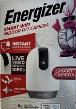 Energizer 1080p Indoor WIFI Security Camera New No Hub Needed Night Vision