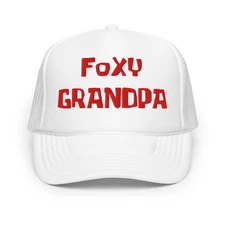 Krabs' Foxy Grandpa Embroidered Foam trucker hat  