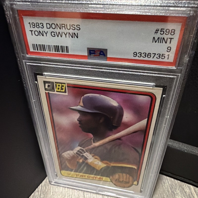1983 Donruss #598 Tony Gwynn RC PSA 9 MINT