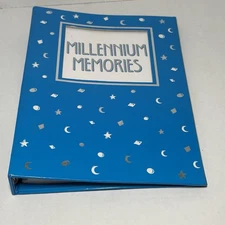 NEW 1999 2000 Millennium Memories Album Photo Storage Memory Organizer Binder