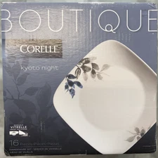 New Boutique by Corelle Kyoto Night 16-Piece Dinnerware Set 1119425