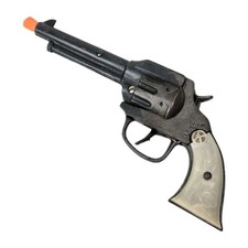 VINTAGE KILGORE RANGER CAST IRON CAP GUN 8 3/8" Blue Painted Finish