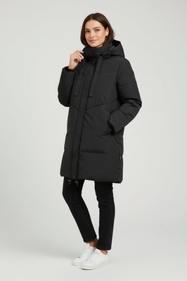 TWIN SET - lange Daunenjacke - schwarz Größe M