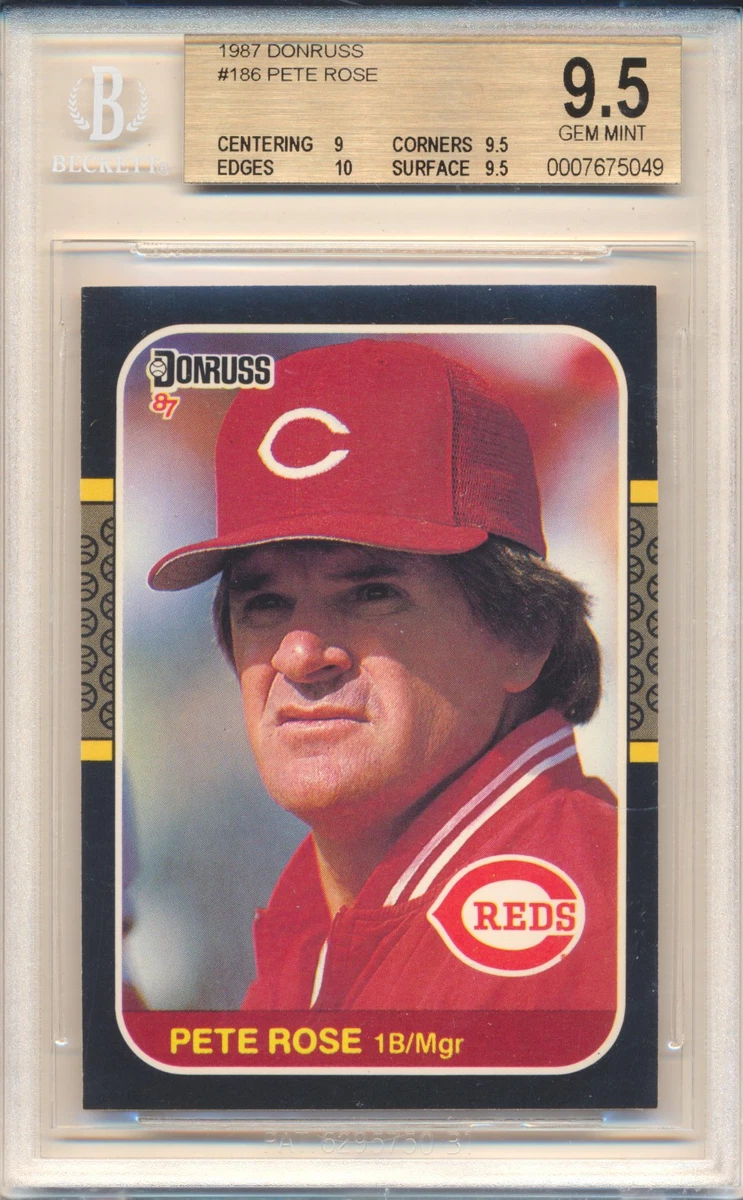 Leaf Cincinnati Reds Grade 9.5 Baseball Sports Trading Cards