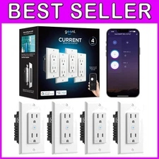 Dual Smart Outlets, Alexa & Google Home Compatible