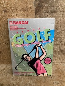 Bandai Golf Pebble Beach Nintendo NES Video Game - New Open Box