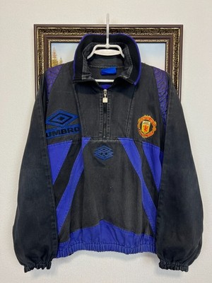 Vintage 90's Umbro Manchester United Football Jacket Soccer