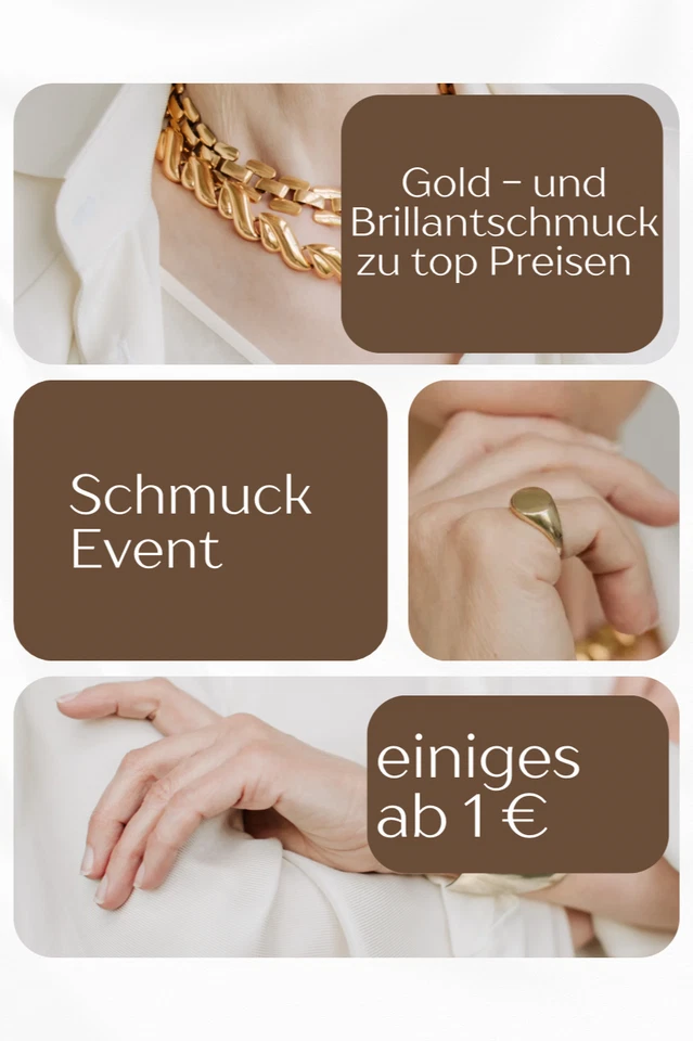 Echtschmuck - Gold und Brillanten zu sensationell günstigen Preisen !