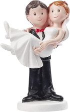 Hochzeitspaar Tortenfigur Braut Bräutigam Deko 9 5 cm für Hochzeit
