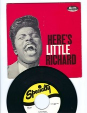 4 SONG EP- LITTLE RICHARD- "HERE'S LITTLE RICHARD"- SPECIALTY 402- RIP IT UP + 3