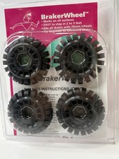 4pk BRAKERWHEEL Inline Rollerblading Skate Wheels Accessory All Surfaces NOS