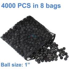 4000pcs 1" Bio Balls 16 Gal Aquarium Filter Media Pond Canister Filter Media