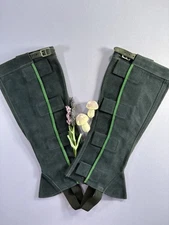 Barnstable Riding Ladies Blue Suede Calf/Half Chaps Size Medium