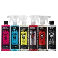 Mr. Detroit - 6pc Professional Car Cleaning Chemicals Kit - Interior & Exterior