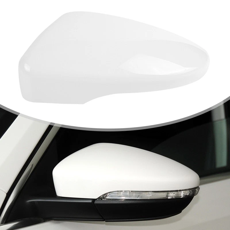 Driver Left Side Mirror Cover Cap White For VW Beetle CC Passat Jetta EU Model