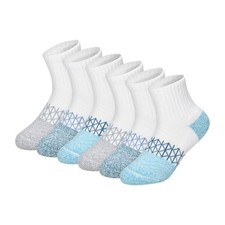 Hanes Boys Cushioned Ankle Socks, Absolute Active Quarter Socks for Boys, Moi...