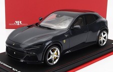 MR Models 1/18 Ferrari Purosangue SUV 2022 Blu Roma with Showcase FE038SE